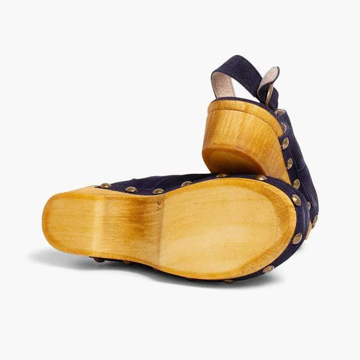 Pisamonas Sandals>Clogs With Wood-Like Soles