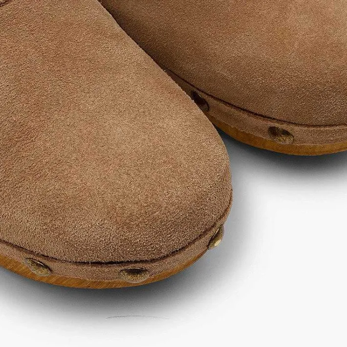 Pisamonas Sandals>Clogs With Wood-Like Soles