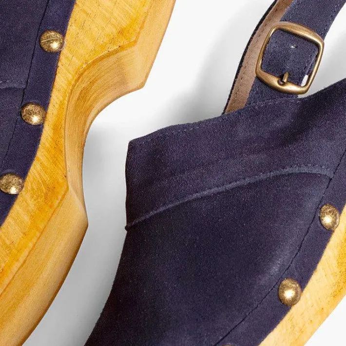 Pisamonas Sandals>Clogs With Wood-Like Soles