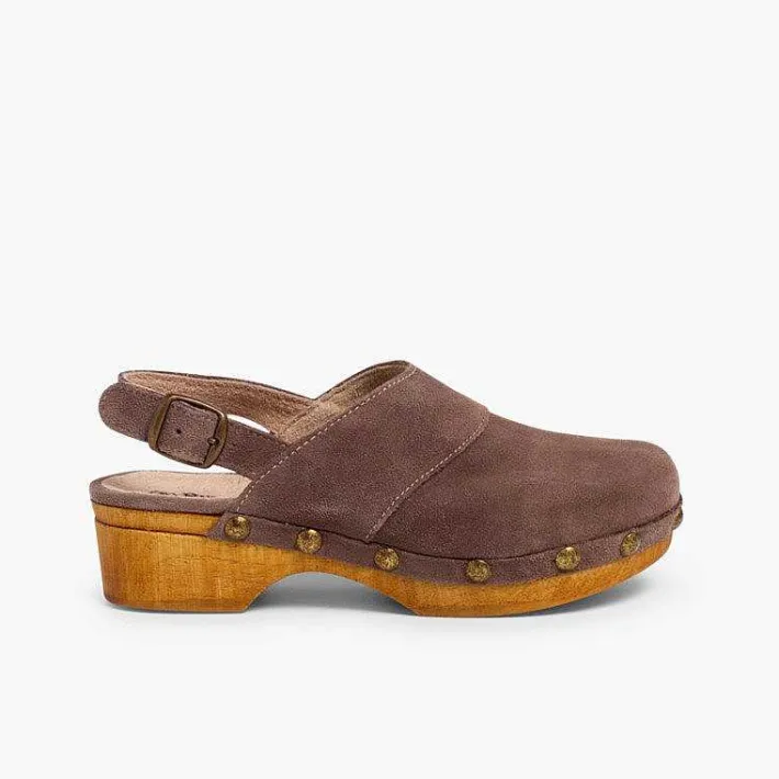 Pisamonas Sandals>Clogs With Wood-Like Soles