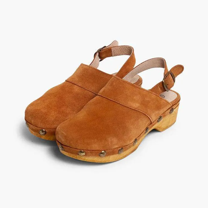 Pisamonas Sandals>Clogs With Wood-Like Soles