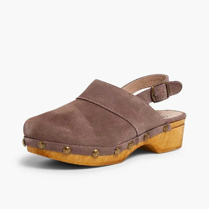 Pisamonas Sandals>Clogs With Wood-Like Soles