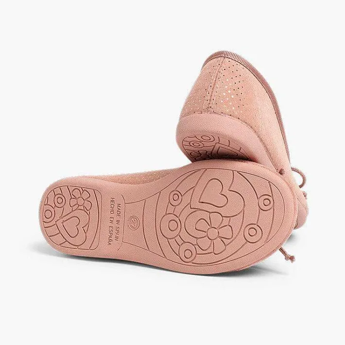 Pisamonas Ballet Pumps And Flats>Combined Serratex Ballet Shoes With Shiny Little Dots