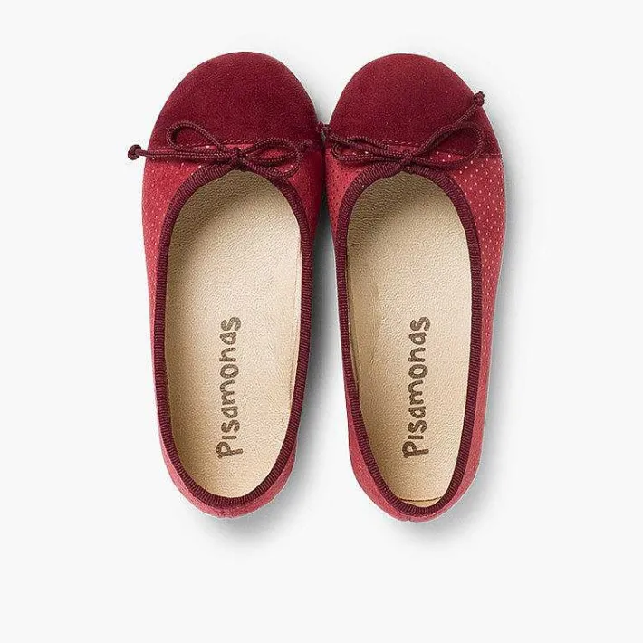 Pisamonas Ballet Pumps And Flats>Combined Serratex Ballet Shoes With Shiny Little Dots