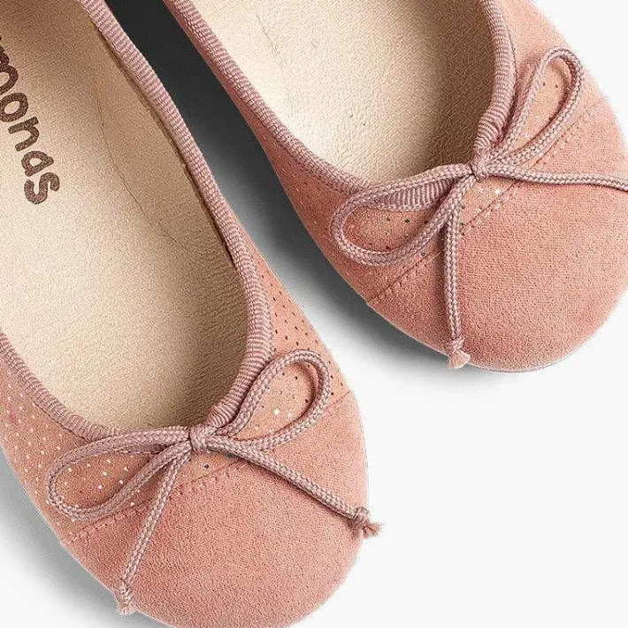 Pisamonas Ballet Pumps And Flats>Combined Serratex Ballet Shoes With Shiny Little Dots