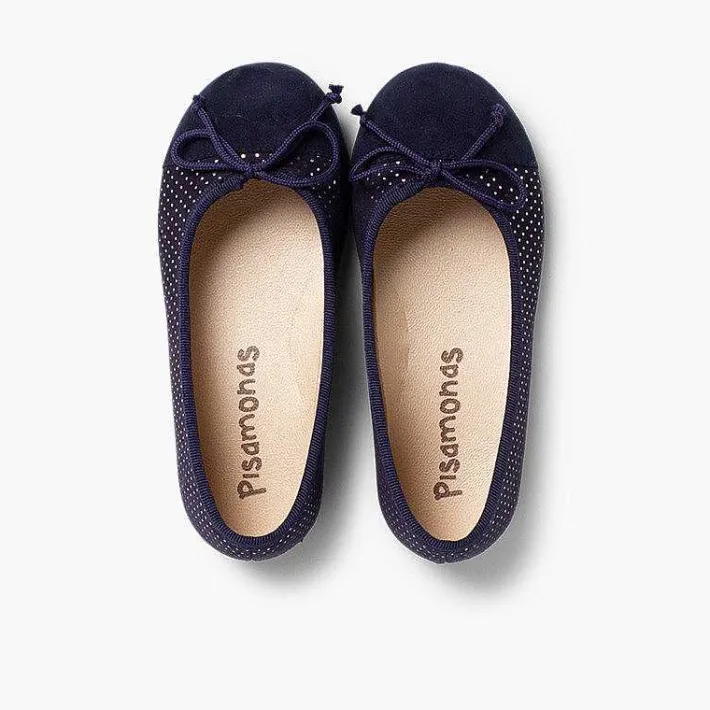 Pisamonas Ballet Pumps And Flats>Combined Serratex Ballet Shoes With Shiny Little Dots