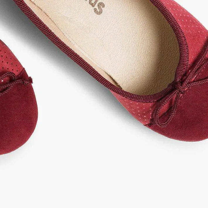 Pisamonas Ballet Pumps And Flats>Combined Serratex Ballet Shoes With Shiny Little Dots