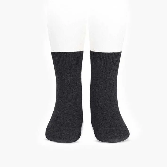 Pisamonas School Shoes>Condor Kids' Plain Short Socks