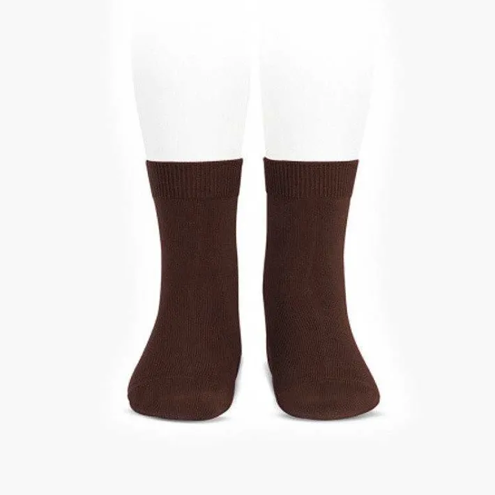 Pisamonas School Shoes>Condor Kids' Plain Short Socks