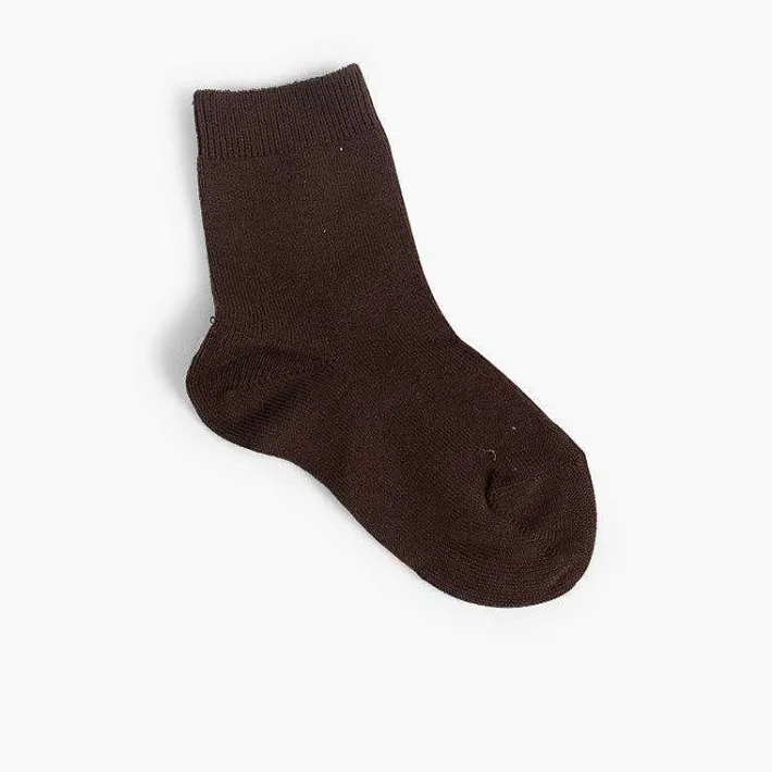Pisamonas School Shoes>Condor Kids' Plain Short Socks