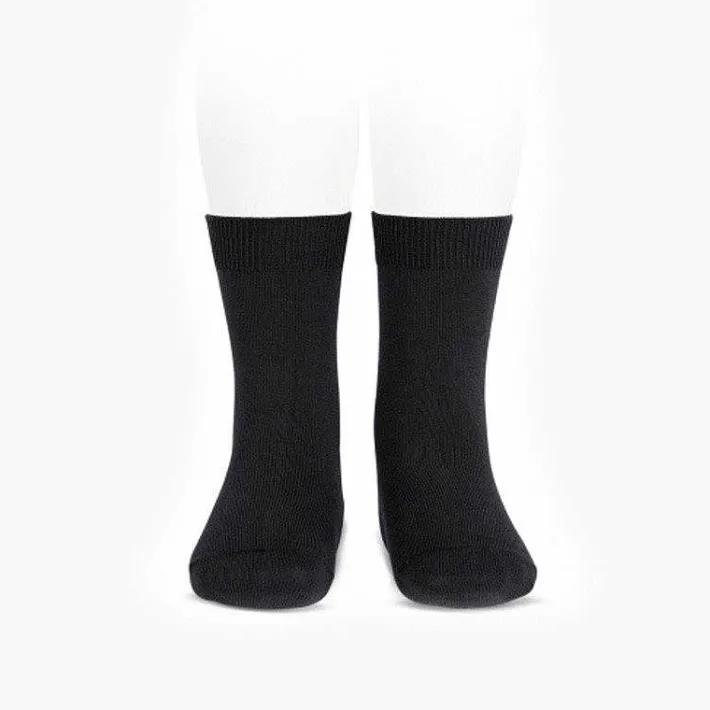Pisamonas School Shoes>Condor Kids' Plain Short Socks