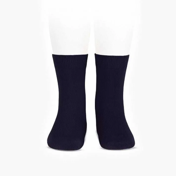 Pisamonas School Shoes>Condor Kids' Plain Short Socks