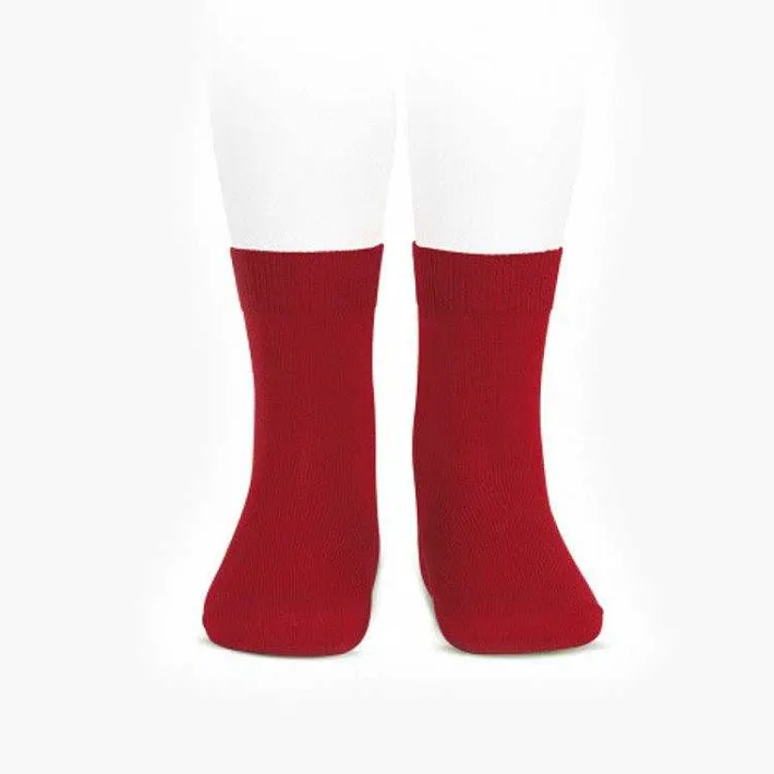 Pisamonas School Shoes>Condor Kids' Plain Short Socks