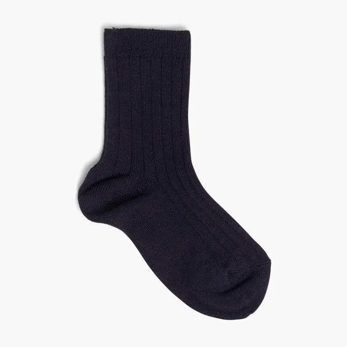 Pisamonas School Shoes>Condor Short Ribbed Socks