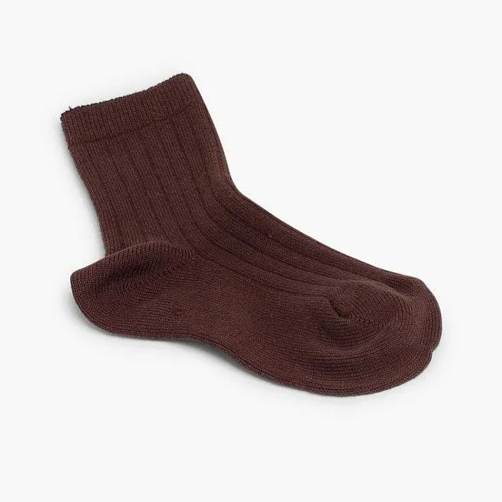 Pisamonas School Shoes>Condor Short Ribbed Socks
