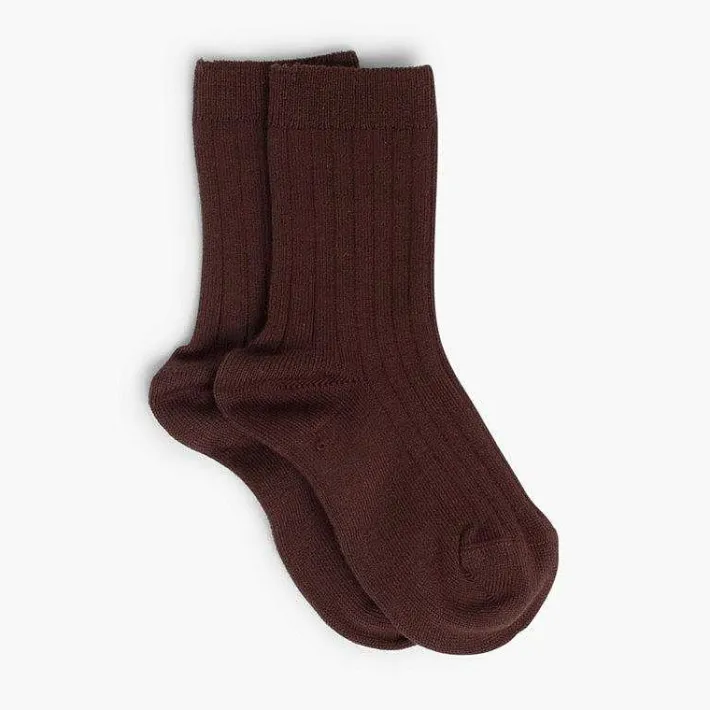 Pisamonas School Shoes>Condor Short Ribbed Socks