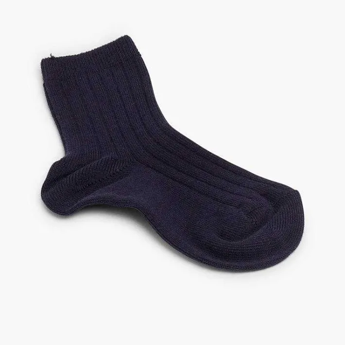 Pisamonas School Shoes>Condor Short Ribbed Socks