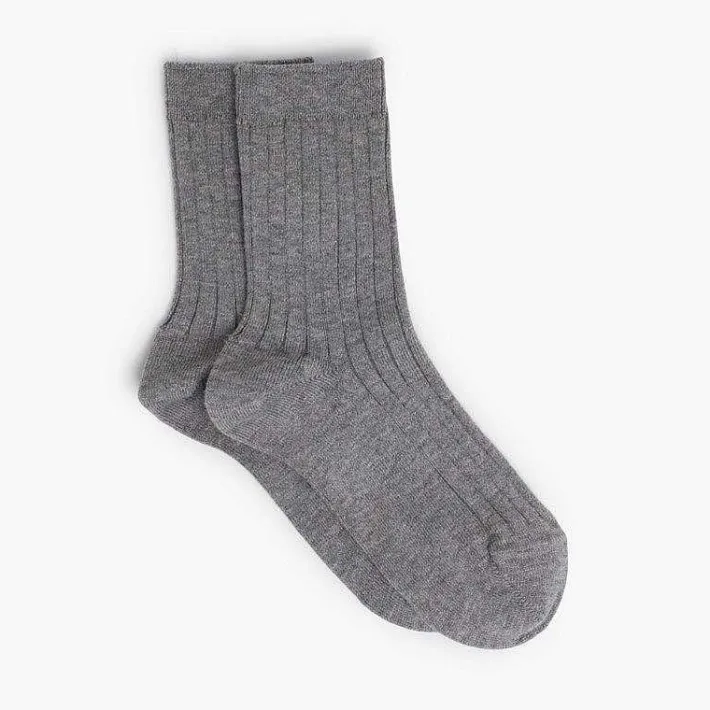Pisamonas School Shoes>Condor Short Ribbed Socks