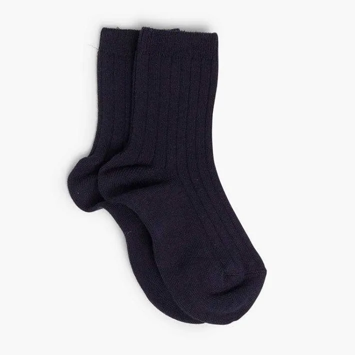 Pisamonas School Shoes>Condor Short Ribbed Socks