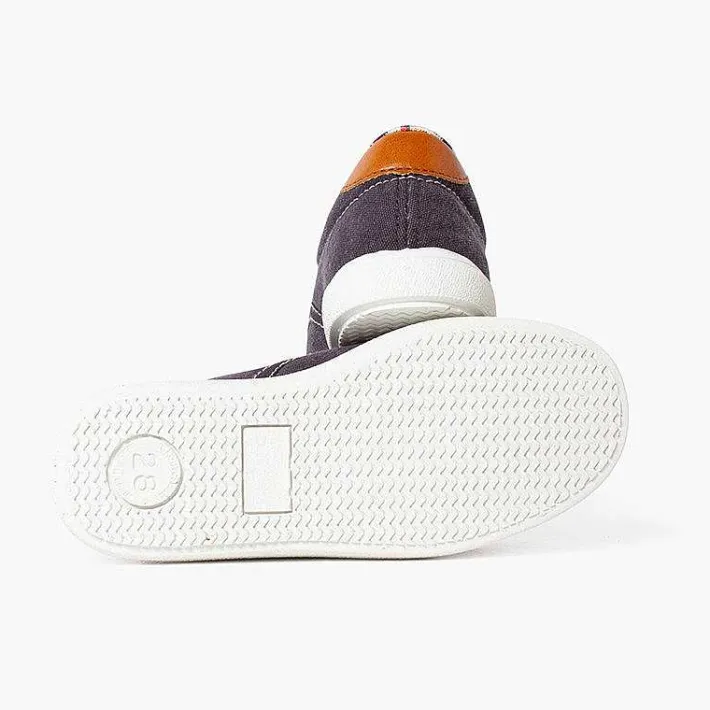 Pisamonas Trainers>Contrast Lace-Up Canvas Sneakers