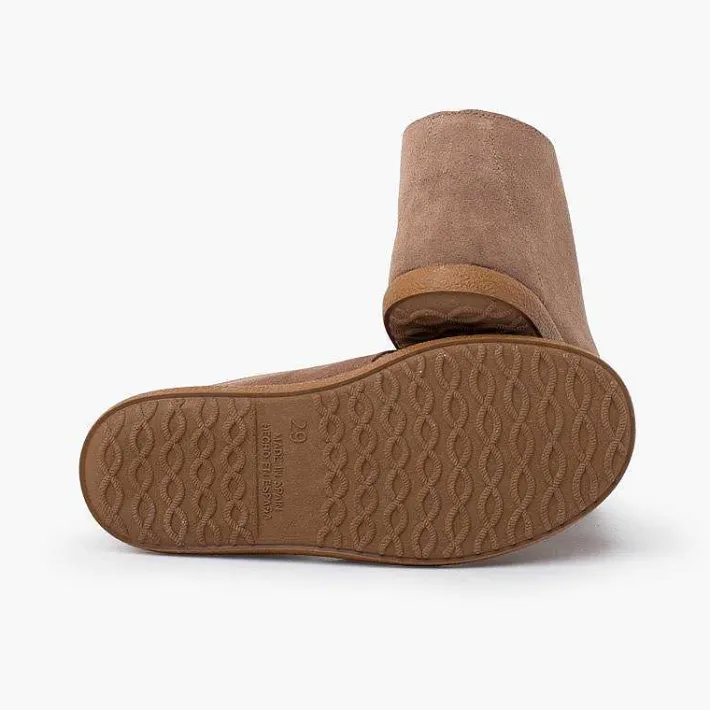 Pisamonas Boots>Contrast Safari Style Split Boot
