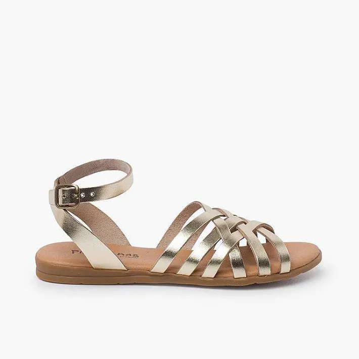 Pisamonas Sandals>Crossed Straps Sandals Ankle Bracelet