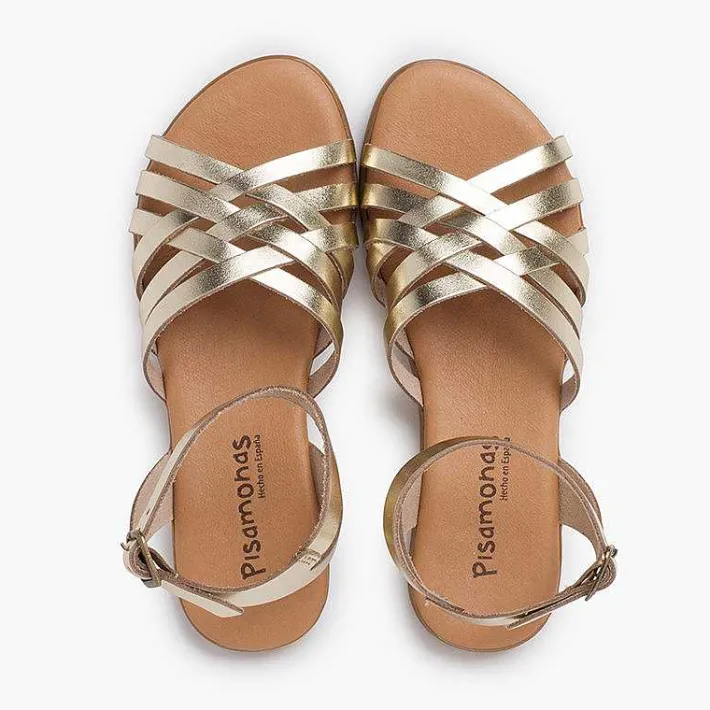 Pisamonas Sandals>Crossed Straps Sandals Ankle Bracelet