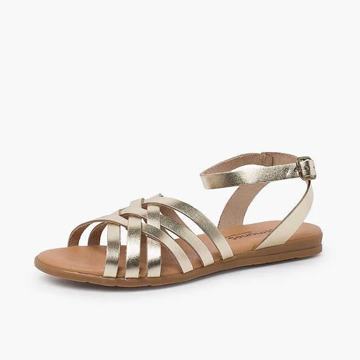 Pisamonas Sandals>Crossed Straps Sandals Ankle Bracelet