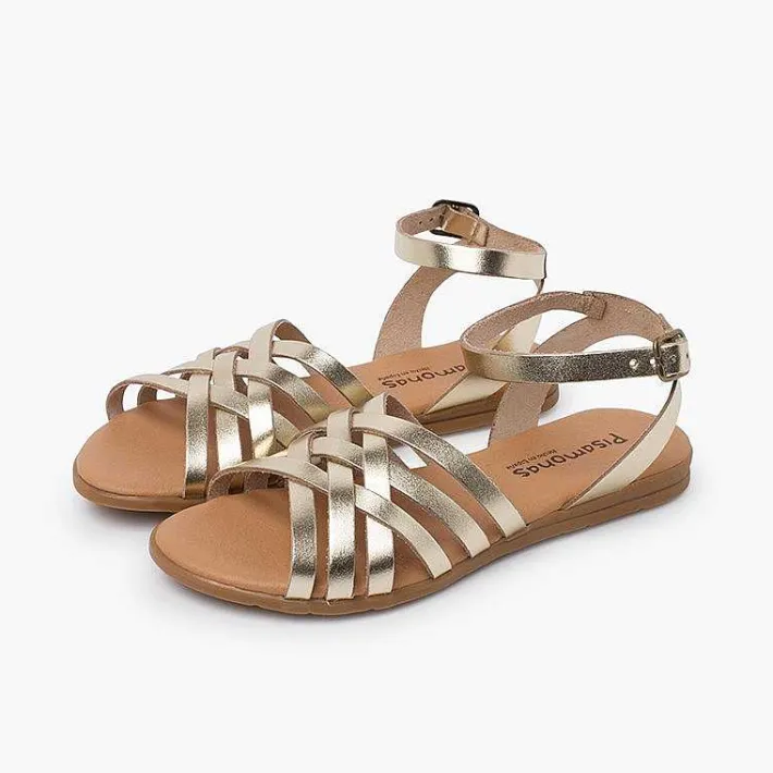 Pisamonas Sandals>Crossed Straps Sandals Ankle Bracelet