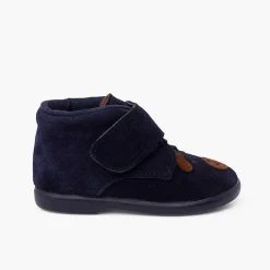 Pisamonas Boots>Doggy Suede Boots With Adherent Closure