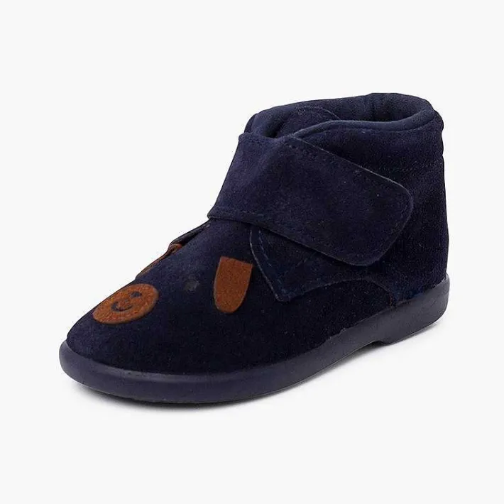 Pisamonas Boots>Doggy Suede Boots With Adherent Closure