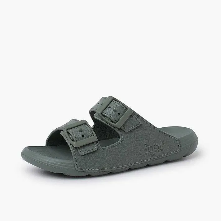 Pisamonas Jelly Sandals And Beachwear>Double Buckle Eva Sole Flip Flops