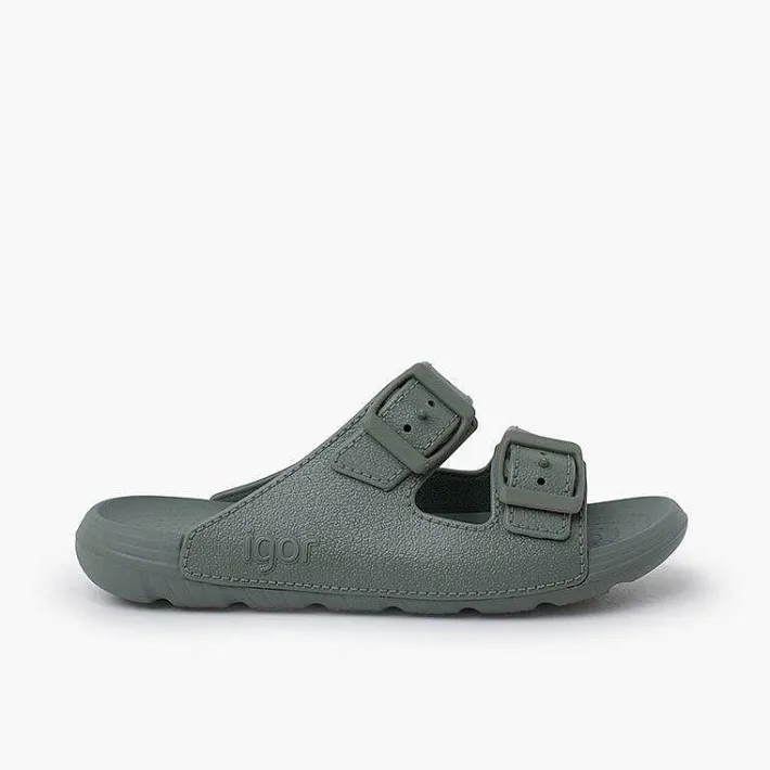 Pisamonas Jelly Sandals And Beachwear>Double Buckle Eva Sole Flip Flops