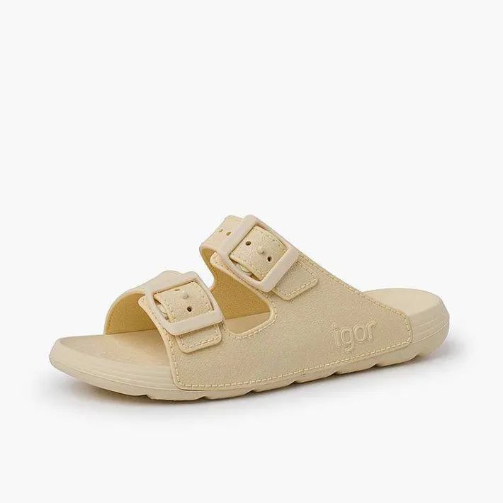 Pisamonas Jelly Sandals And Beachwear>Double Buckle Eva Sole Flip Flops
