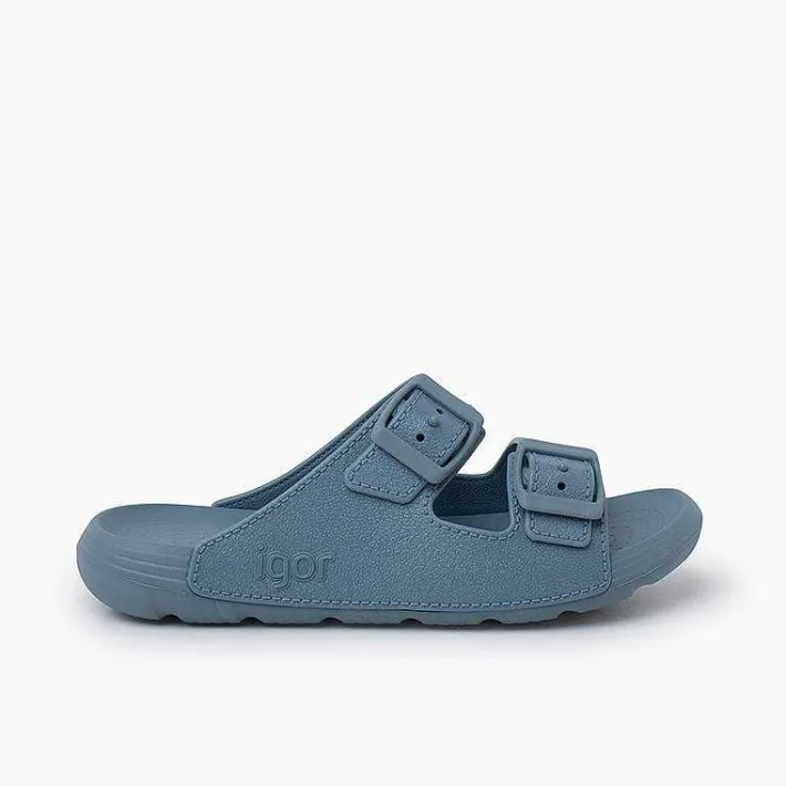 Pisamonas Jelly Sandals And Beachwear>Double Buckle Eva Sole Flip Flops