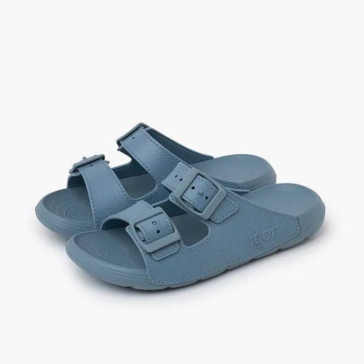 Pisamonas Jelly Sandals And Beachwear>Double Buckle Eva Sole Flip Flops