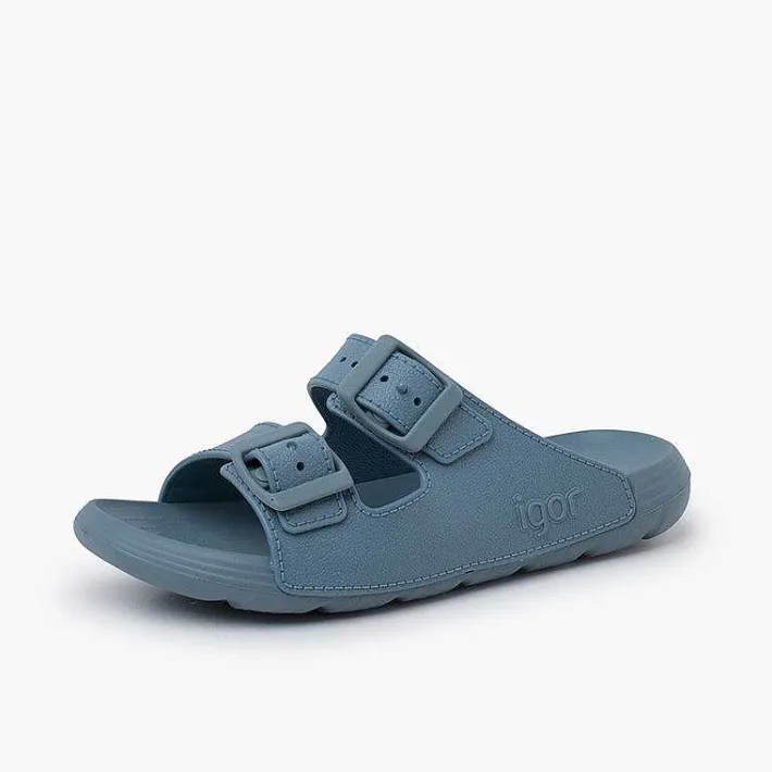 Pisamonas Jelly Sandals And Beachwear>Double Buckle Eva Sole Flip Flops