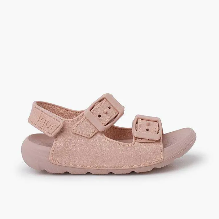 Pisamonas Jelly Sandals And Beachwear>Double Buckle Sandals With Eva Sole Colours And Riptape
