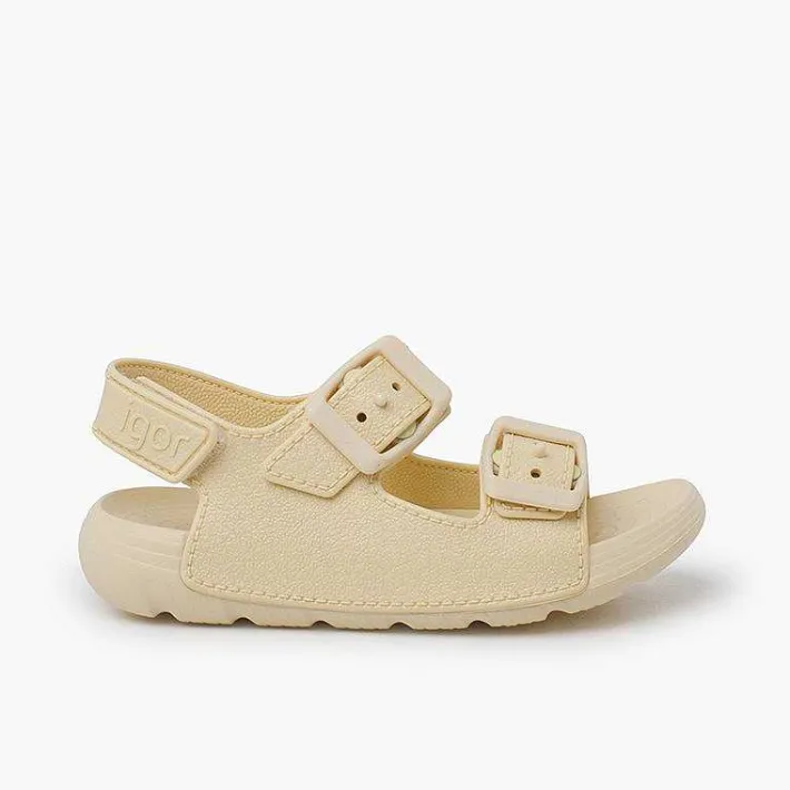 Pisamonas Jelly Sandals And Beachwear>Double Buckle Sandals With Eva Sole Colours And Riptape