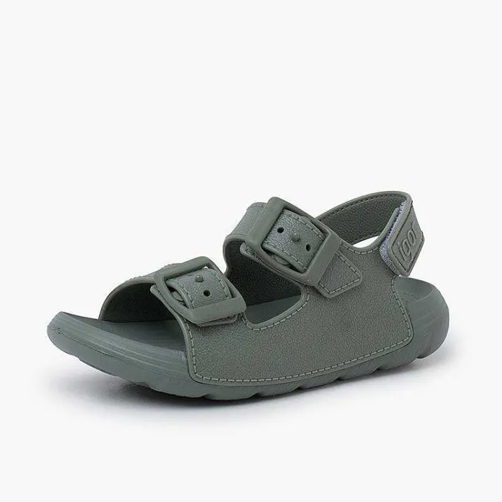 Pisamonas Jelly Sandals And Beachwear>Double Buckle Sandals With Eva Sole Colours And Riptape