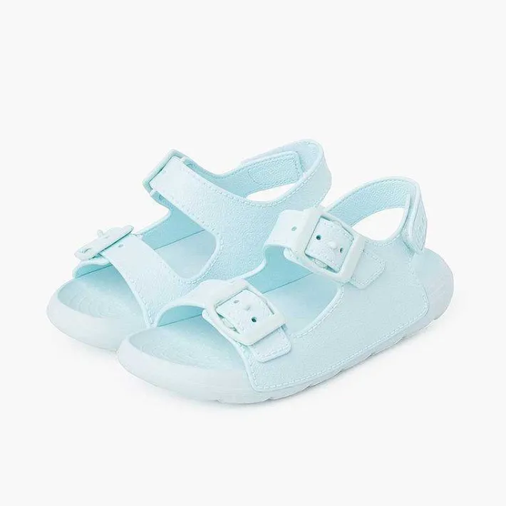 Pisamonas Jelly Sandals And Beachwear>Double Buckle Sandals With Eva Sole Colours And Riptape