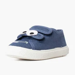 Pisamonas Trainers>Double Hook-And-Loop Trainers With Eyes Colour Blue