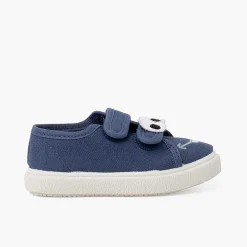 Pisamonas Trainers>Double Hook-And-Loop Trainers With Eyes Colour Blue