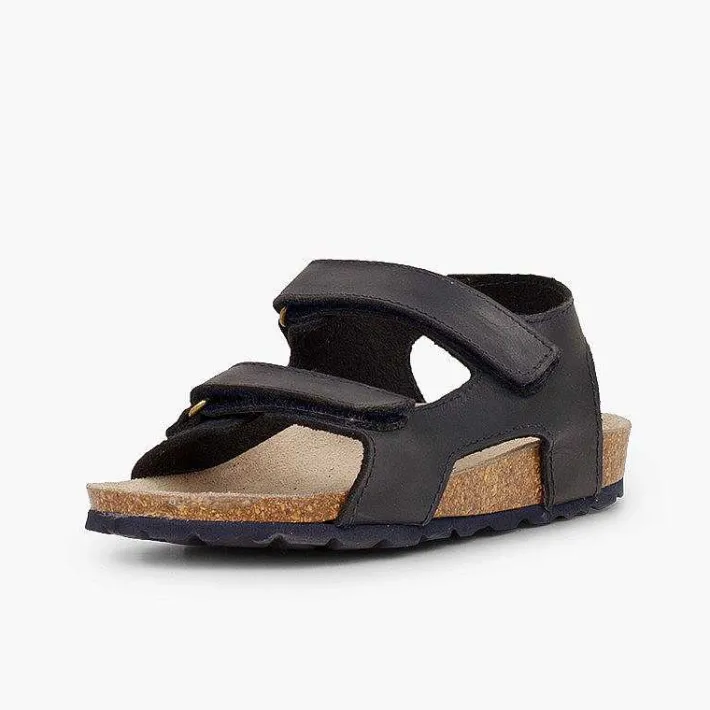 Pisamonas Sandals>Eco Leather Sandals Twin Loop Fasteners