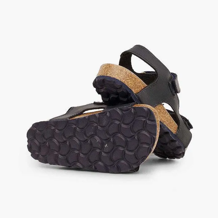Pisamonas Sandals>Eco Leather Sandals Twin Loop Fasteners