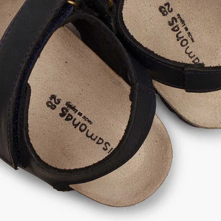Pisamonas Sandals>Eco Leather Sandals Twin Loop Fasteners