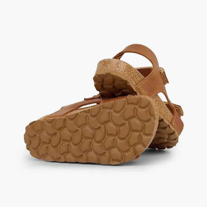 Pisamonas Sandals>Eco Leather Sandals Twin Loop Fasteners