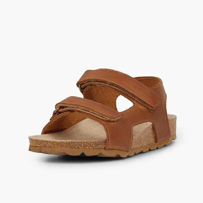 Pisamonas Sandals>Eco Leather Sandals Twin Loop Fasteners