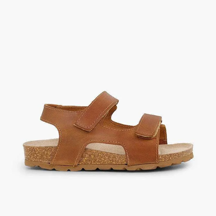 Pisamonas Sandals>Eco Leather Sandals Twin Loop Fasteners