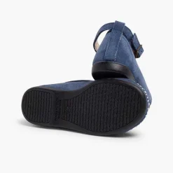 Pisamonas Ballet Pumps And Flats>Embellished Toe Cap Ankle Strap Ballerinas